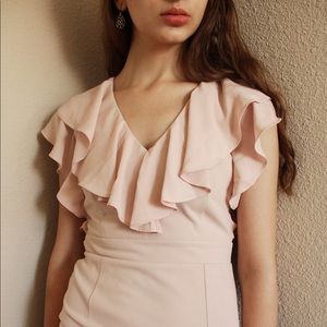 ASOS Ruffle Cocktail Dress Size 2